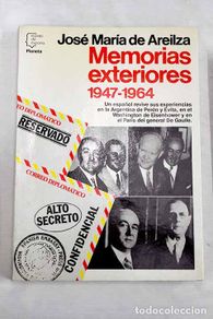 books: Memorias exteriores 1947-1964.- Areilza, José María de